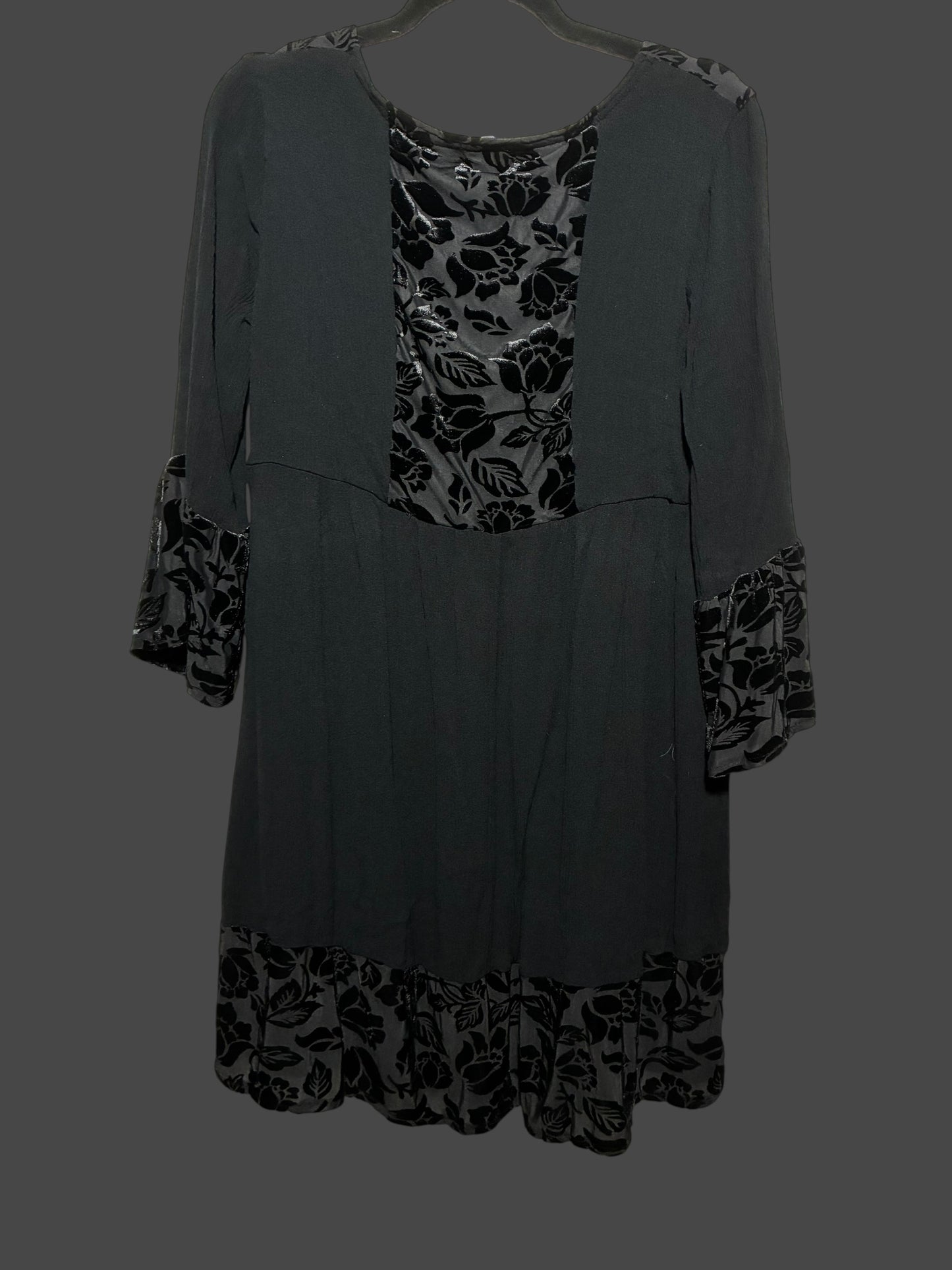 Large Artesia Floral Velvet Tunic