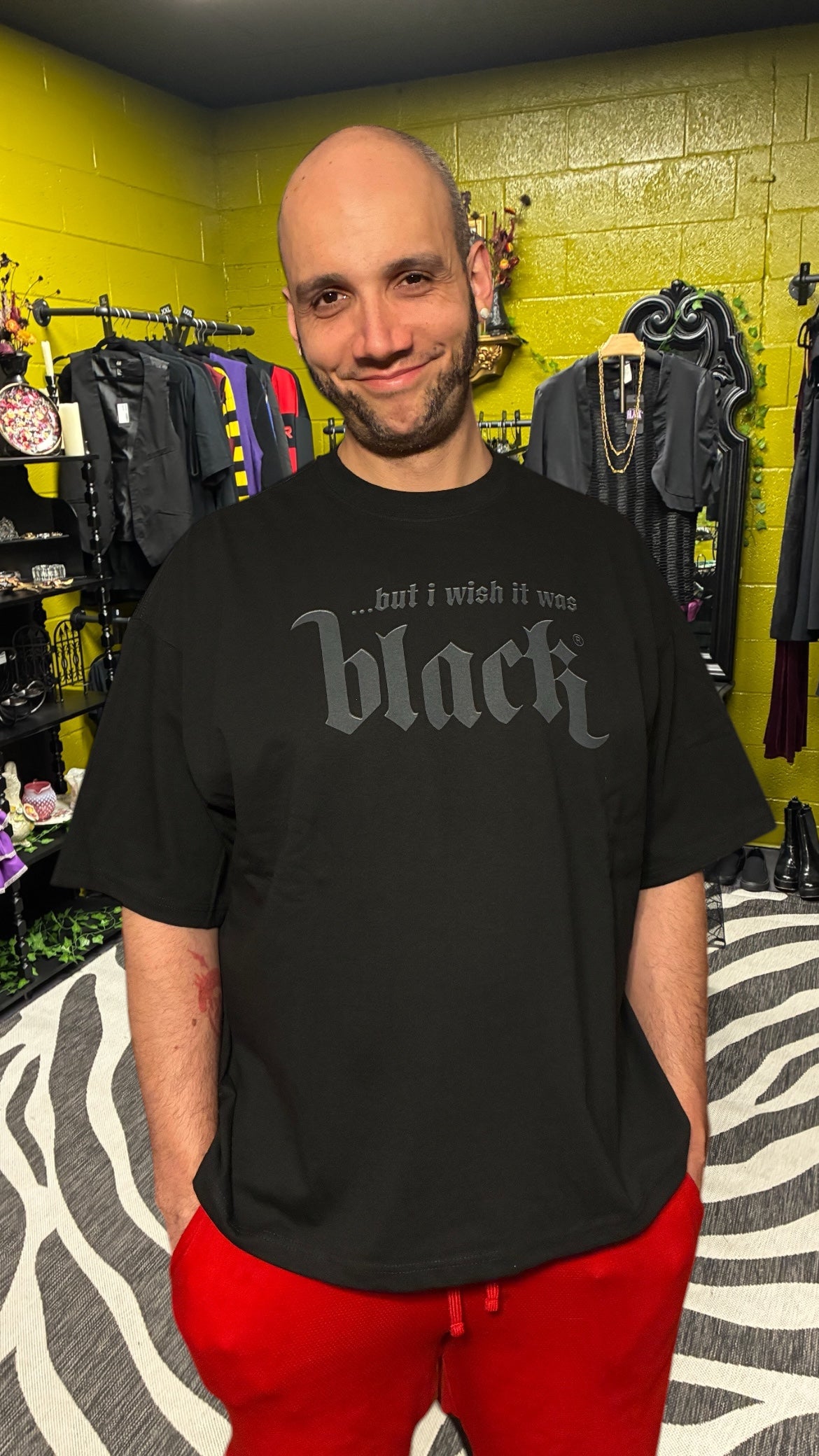 But I wish it was black T shirt Merch