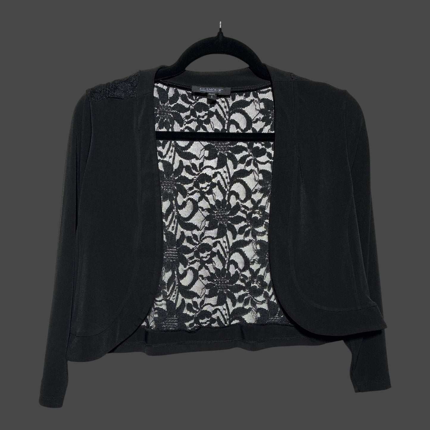 Small Glamour Bolero with lace back