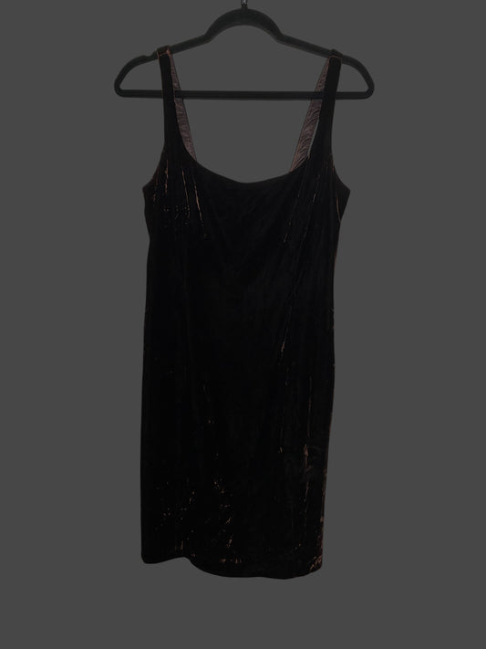 Size 8 Vintage Brown Velvet Dress
