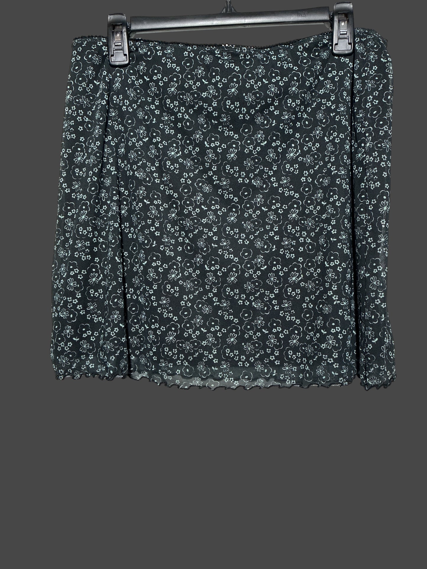 Large Floral Mini Skirt