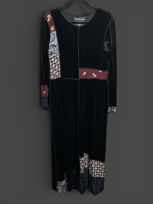 Medium Velvet Patchwork Dress