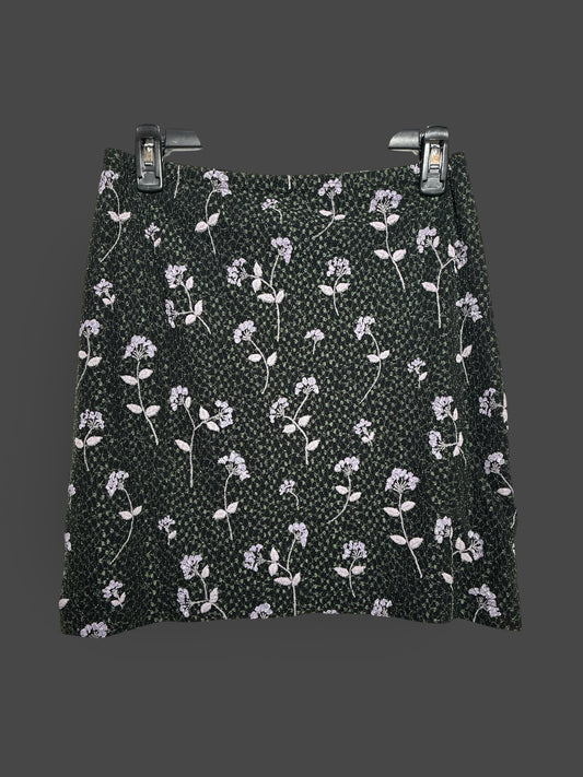 Medium Floral Mini Skirt